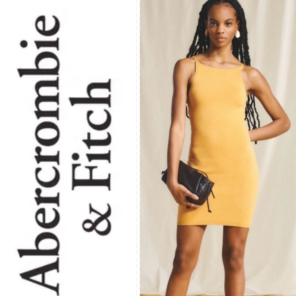 Abercrombie & Fitch Mustard Mini Dress